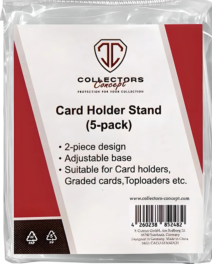 Chevalet d'exposition pour cartes de collection Collectors Concept x5