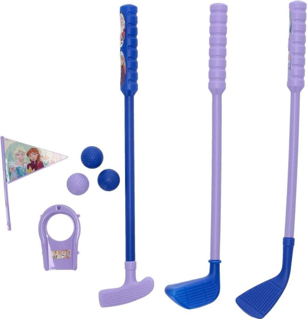 Disney Frozen Golf-Set für Kinder Mit Schlägern, Bällen & Golfloch