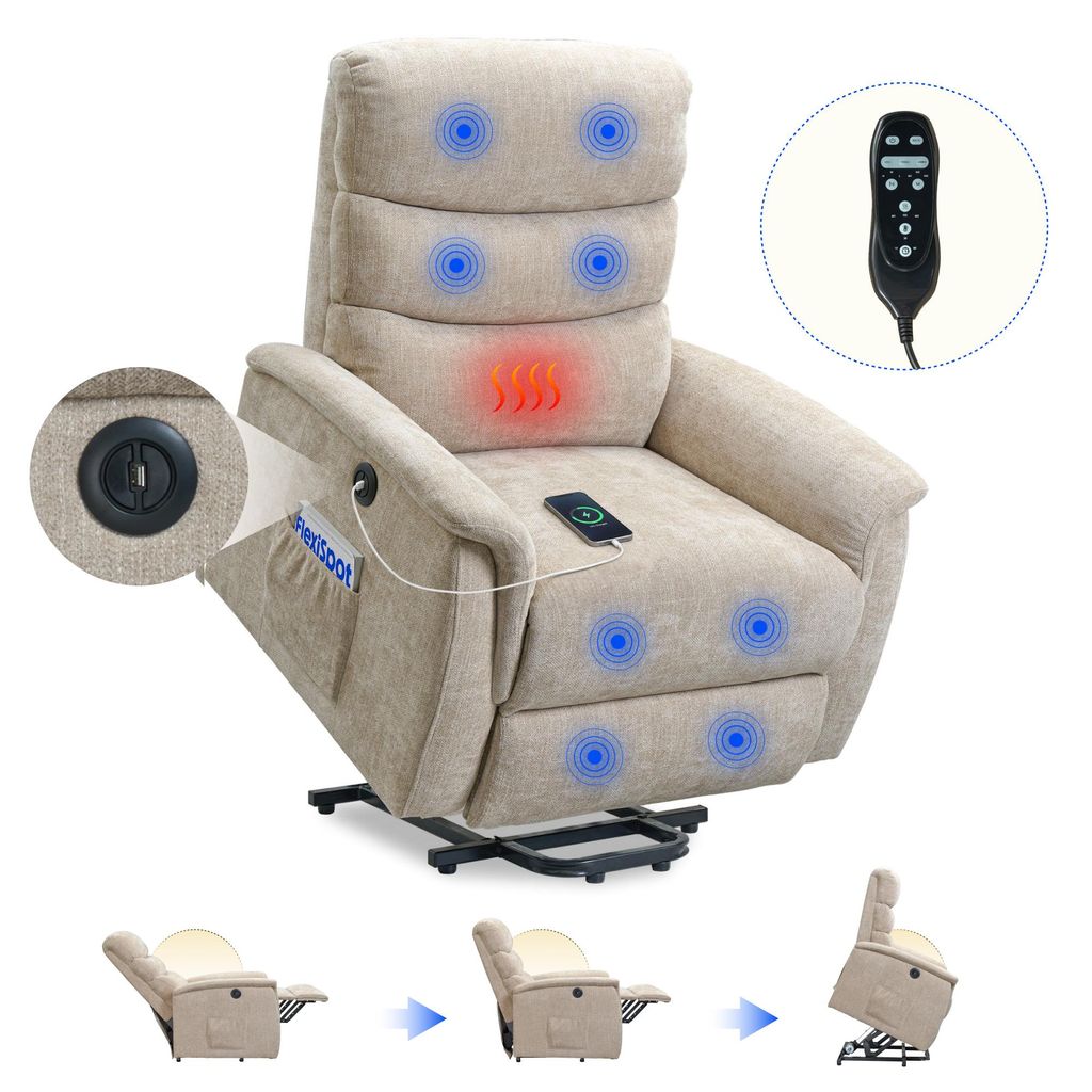FLEXISPOT XL3 Pro – elektryczny fotel do masażu z funkcją Zdjęcie produktu 