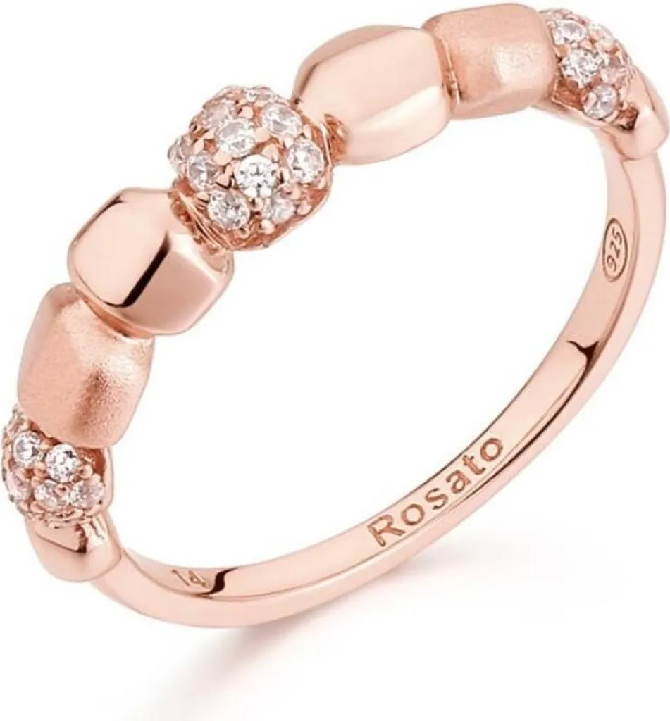 Anello Design Bronzo Into the Blue RZIB35 56mm - Minimalismo Blu