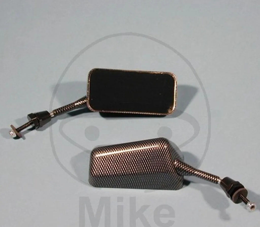 Rétroviseur carénage F1 droit look carbone pour moto et scooter sport