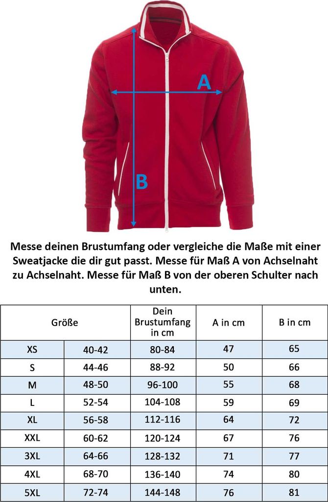 Mivaro Herren Sweatjacke mit Stehkragen und Reißverschluss aus Baumwolle mit Fleece innen sportlich elegant Regular Fit für Freizeit Arbeit und A...