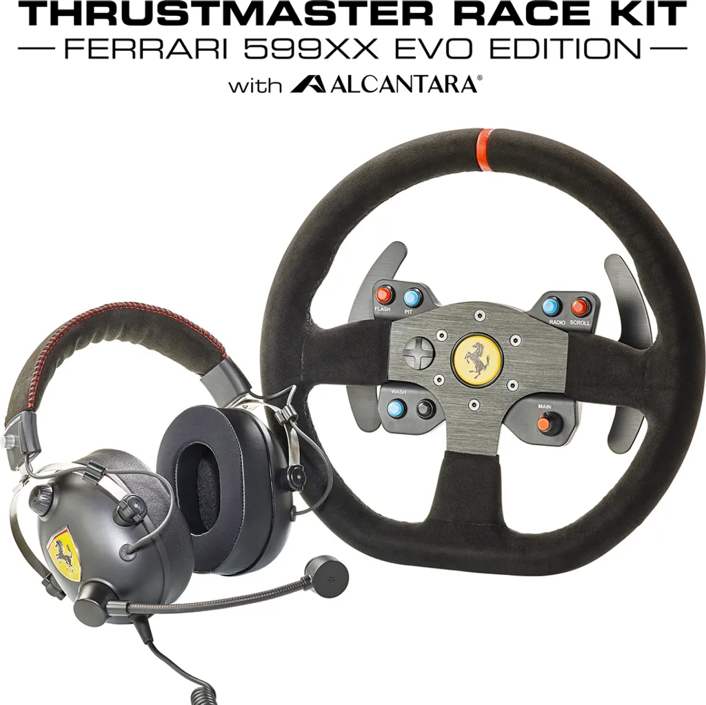 Kit Volant Ferrari Thrustmaster pour Simulation PC et Console PS4 - 8