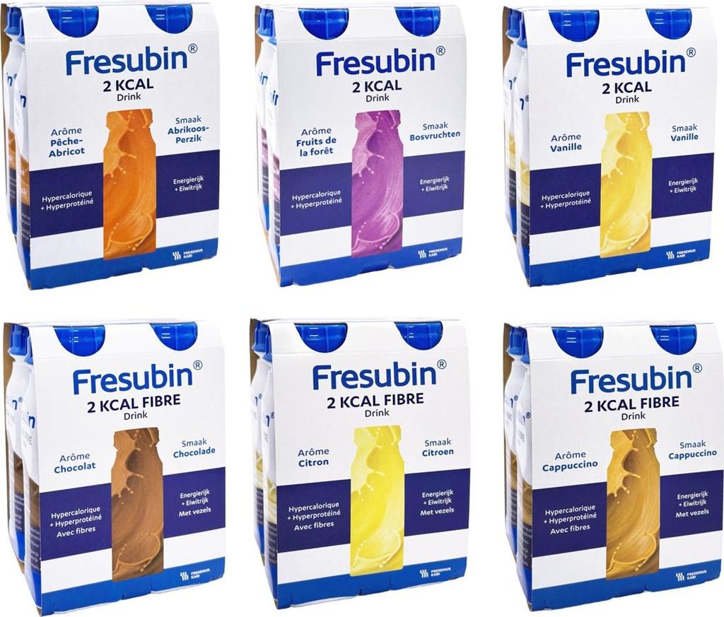 Fresubin 2 KCAL Mischkarton - 24x200ml Trinkflasche Produktbild 