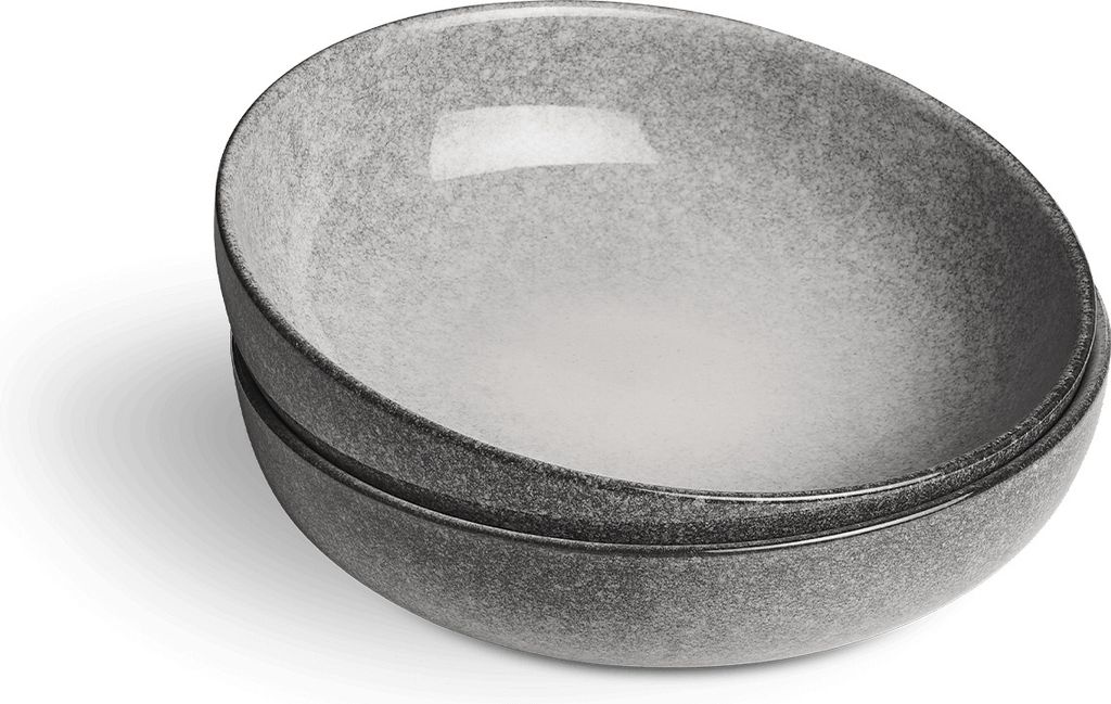 SPRINGLANE 2er Set Suppenteller Misty Cliff aus Steingut - Produktbild 