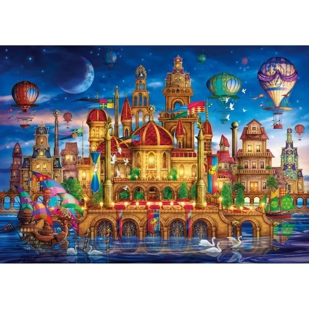 Puzzle Clementoni Downtown 6000 pièces finition High Quality précise