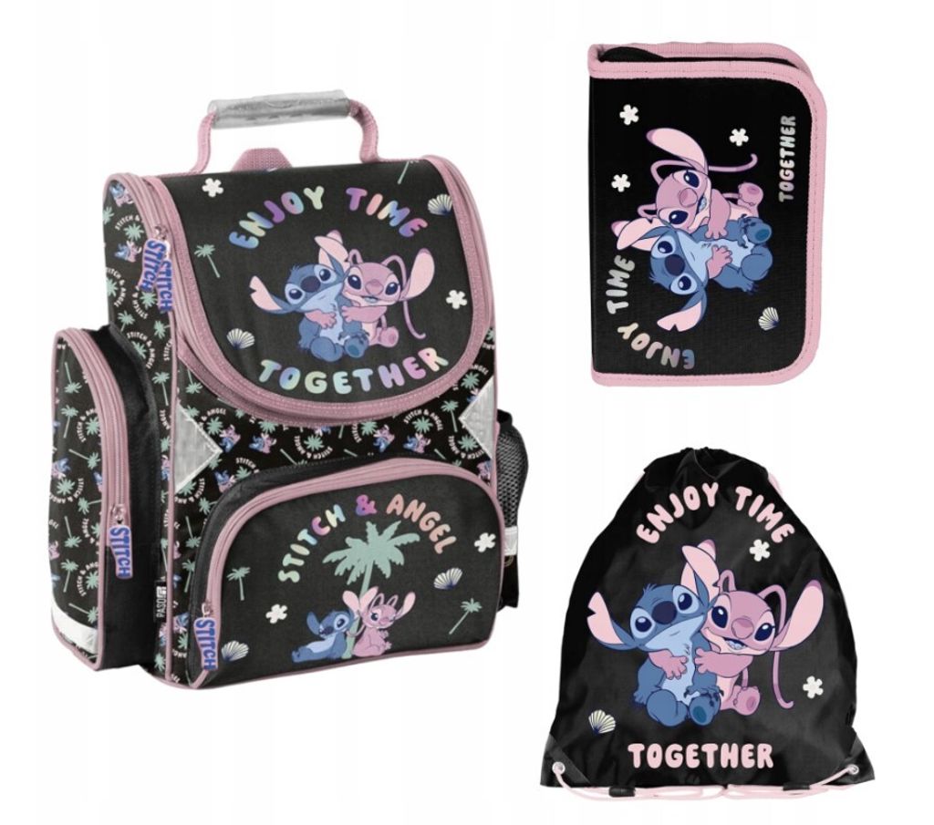 Rucksack Schulset 3-teilig Lilo und Stitch Disney DS25AA Produktbild 