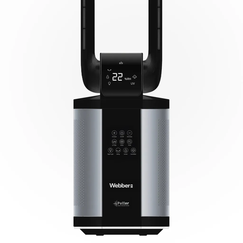 Ventilateur sur pied Webber WB1820 40W avec oscillation automatique - 6