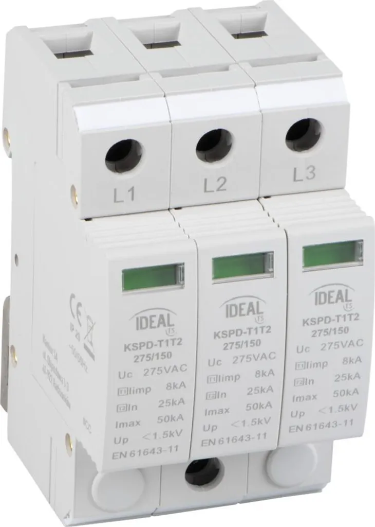 Protezione Fulmini KSPD-T1T2 3P: Lo Scaricatore Definitivo per la Casa