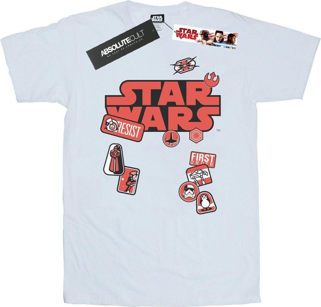 Star Wars - "The Last Jedi" T-Shirt für Herren BI46920 (M) (Weiß)