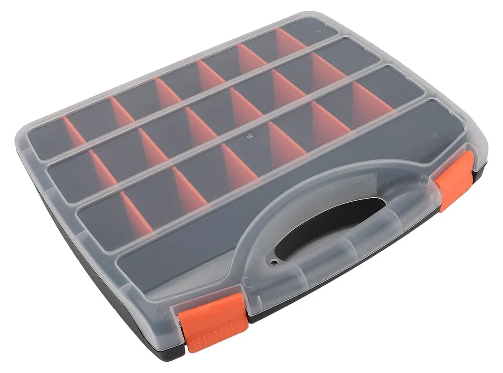 Dites stop au désordre avec cette boîte à outils PVC multi-compartiment - 6