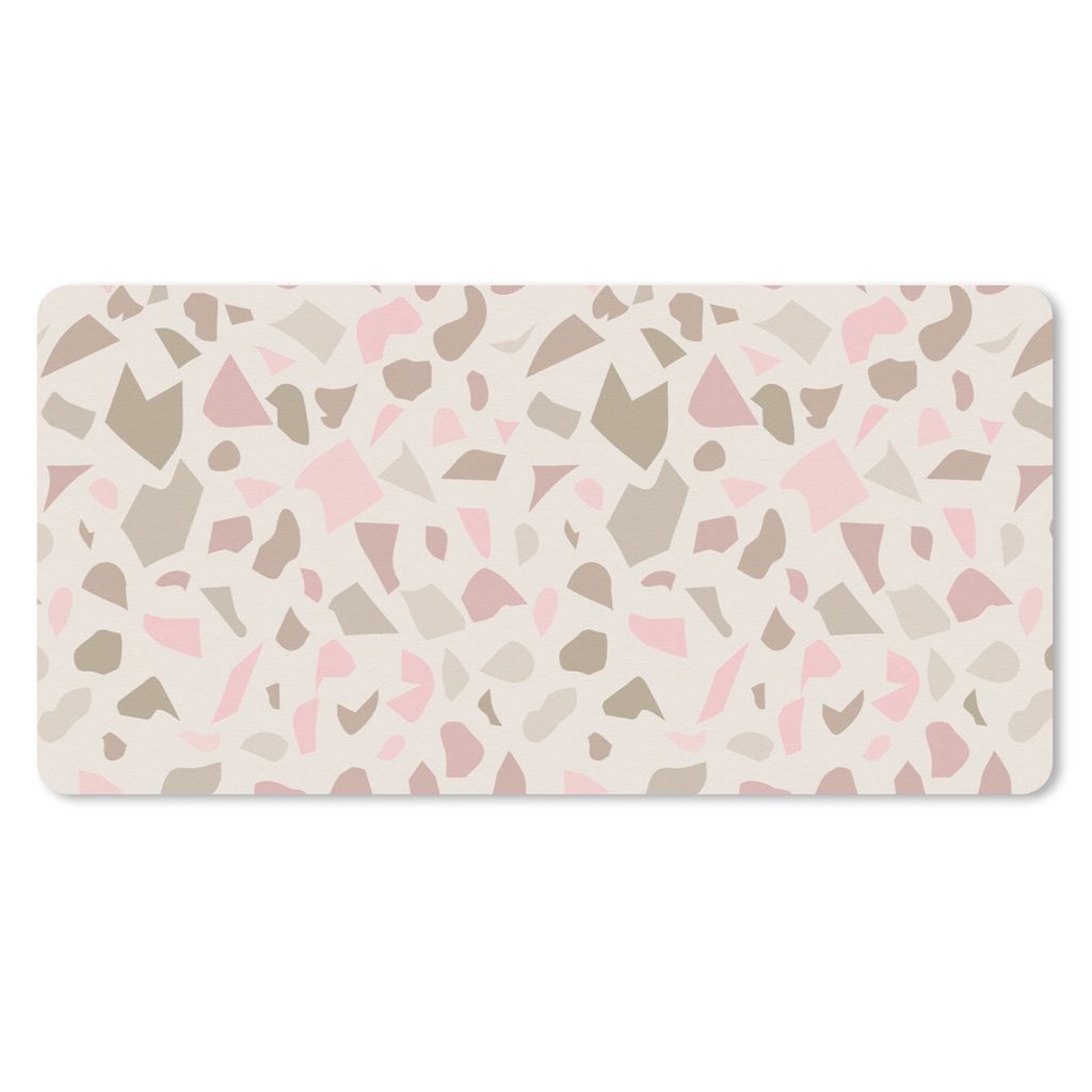 MuchoWow Mauspad Mousepad Marmor - Pastell - Muster 60x30 cm - Mousepads - Maus Mat - Pad - Mausunterlage - Nachhaltig