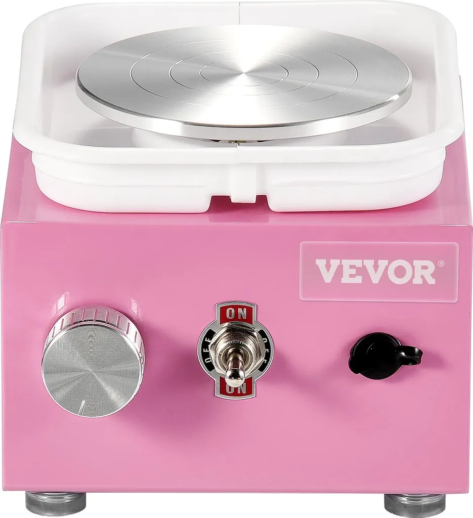 Machine Céramique 320 tr/min : Tour de Potier Rose Compact et Rapide - 9