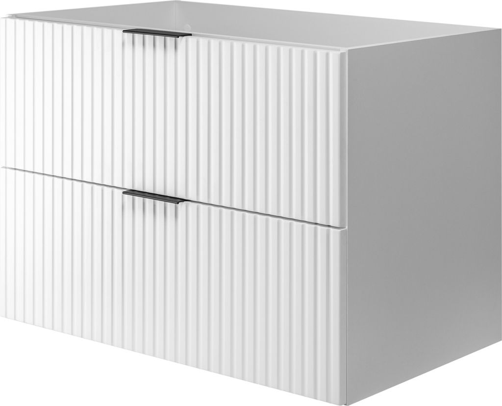 Rodan | Meuble sous-lavabo - 80cm | Blanc mat | L/H/P Image du produit 
