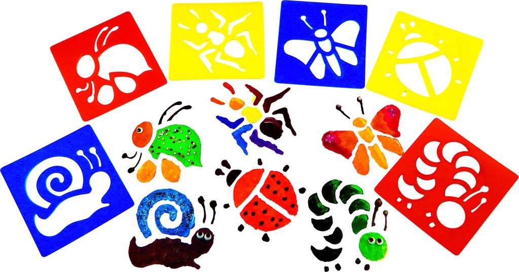 EDUPLAY 370079 Stencil Käfer