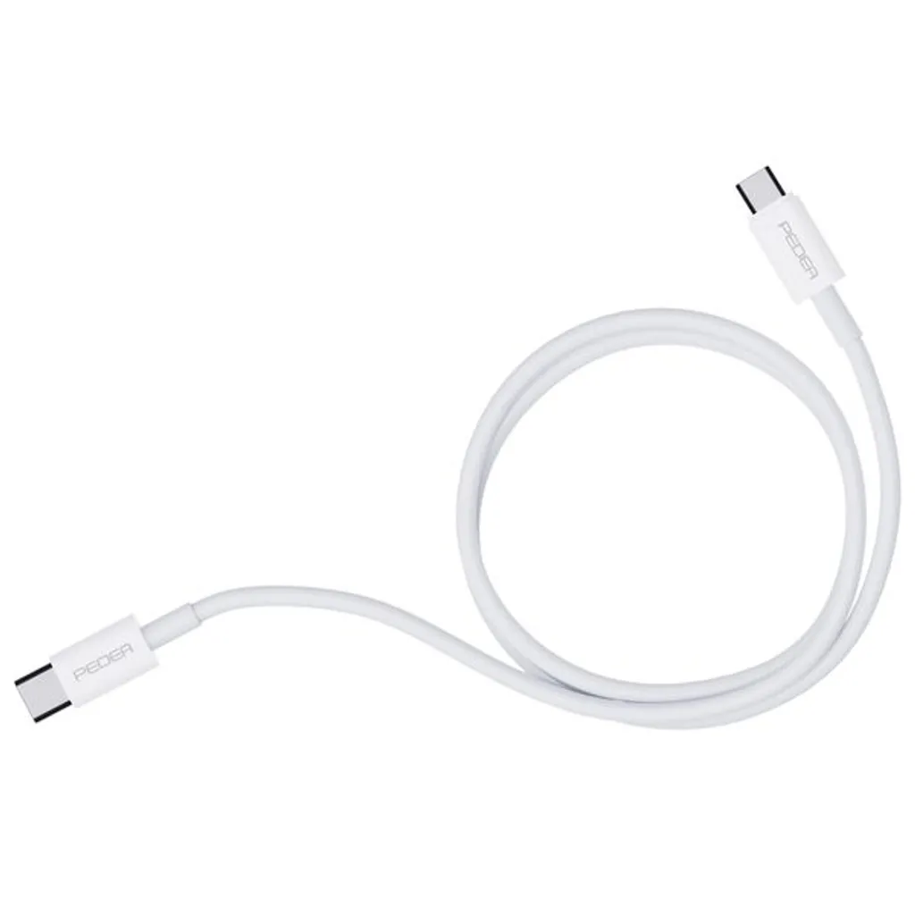 Cavo PEDEA USB-C/USB-C 1m Bianco 60W Fast Charge - Shop Ecommerce