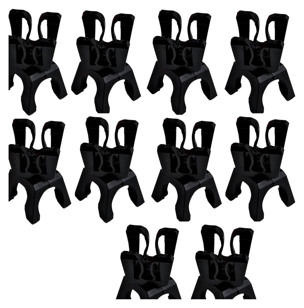 10 Clips für 2 Stränge Ø 25 mm Agility Sport für Hunde