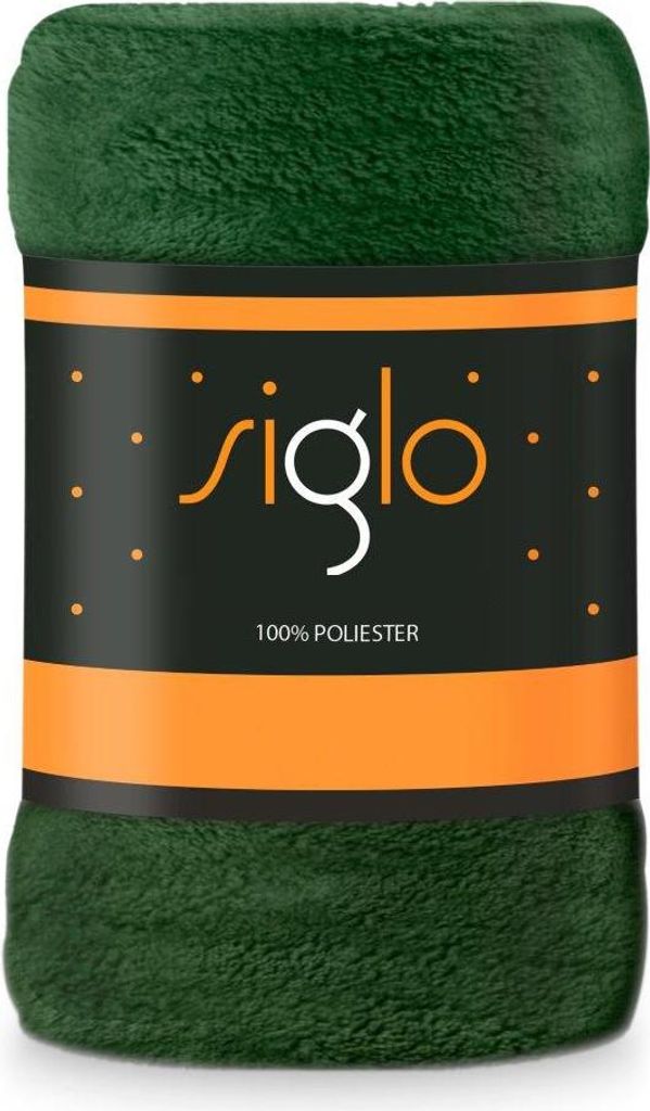 Tagesdecke Blanket Mikrofaser Kuscheldecke 130 x 170 - Dunkelgrün