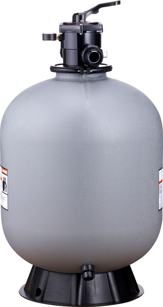 A standalone product shot of a pool sand filter.