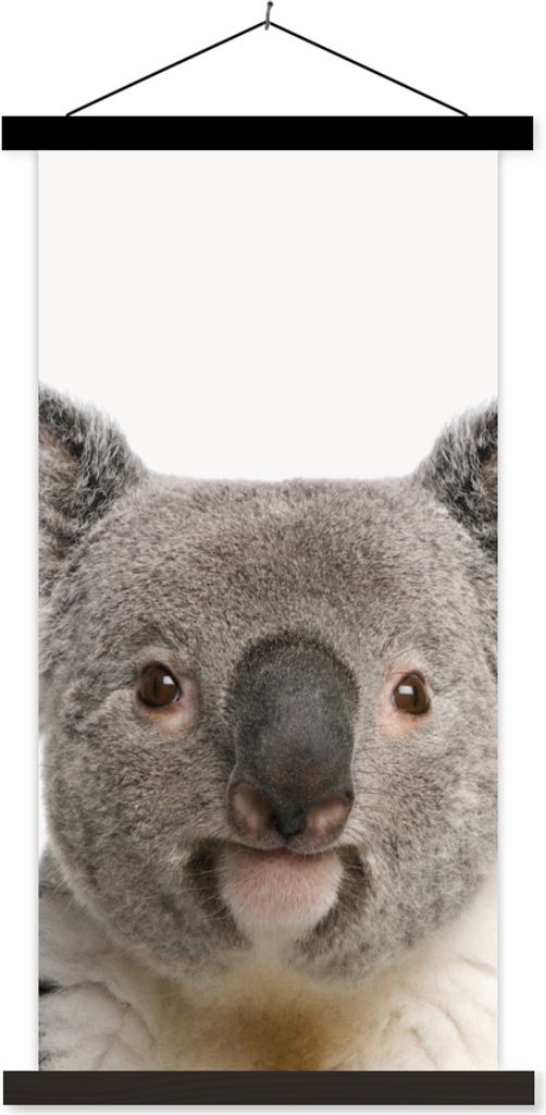 MuchoWow Textilposter Koala - Koala Bär - Mädchen - Jungen - Tiere 90x180 cm mit schwarzem Rahmen - Dekoration Wohnzimmer