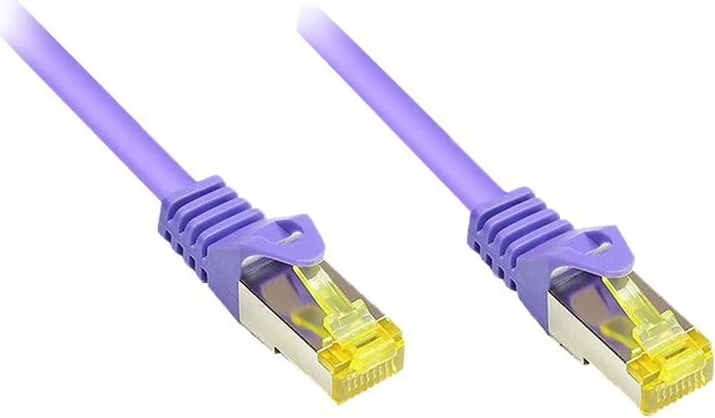 Cavo LAN 10m Cat 7 per Smart TV e Console - Viola Alta Velocità