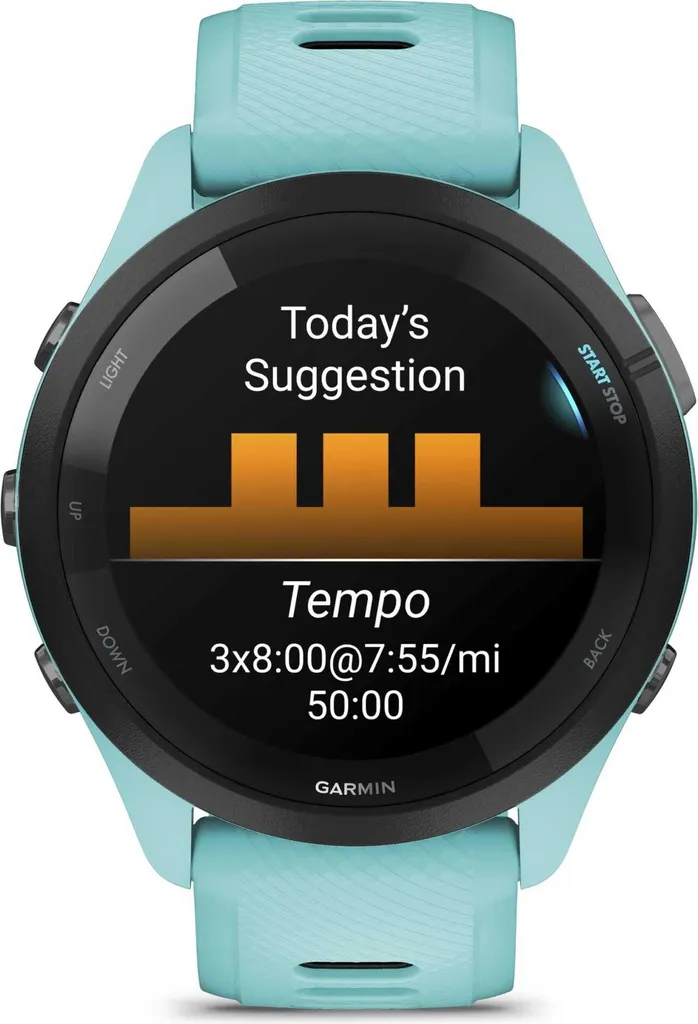 Garmin Forerunner 265 avec Écran AMOLED et GPS Précis pour Running