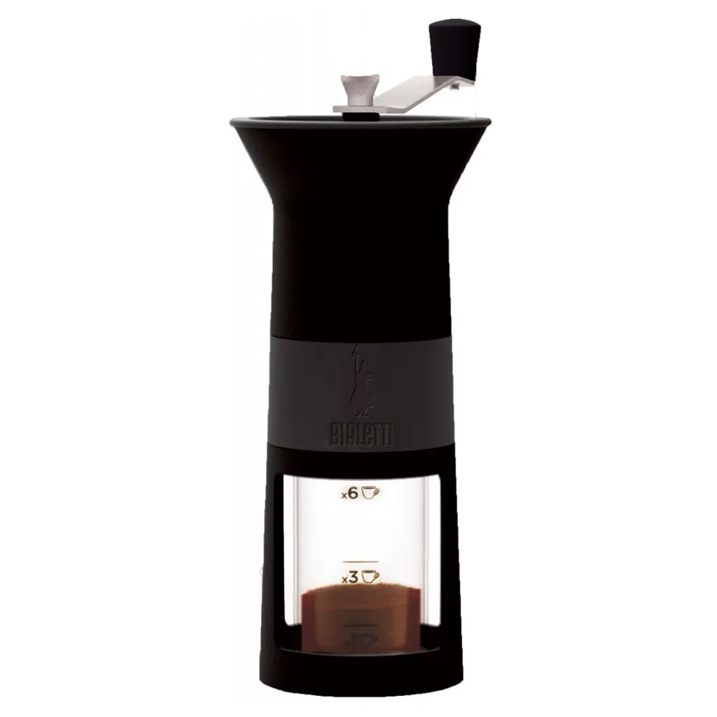 Moulin à café manuel Bialetti DCDESIGN03 noir pour un expresso