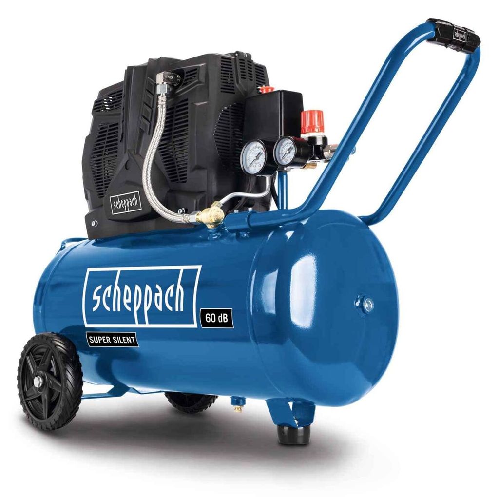 Scheppach HC51Si Super Silent: compressor met dubbele Productafbeelding 
