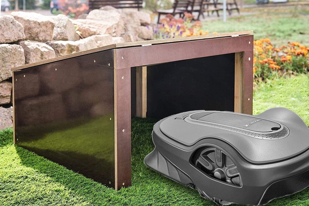 Wortek Mähroboter Garage Carport Rasenmäher Roboter Produktbild 2