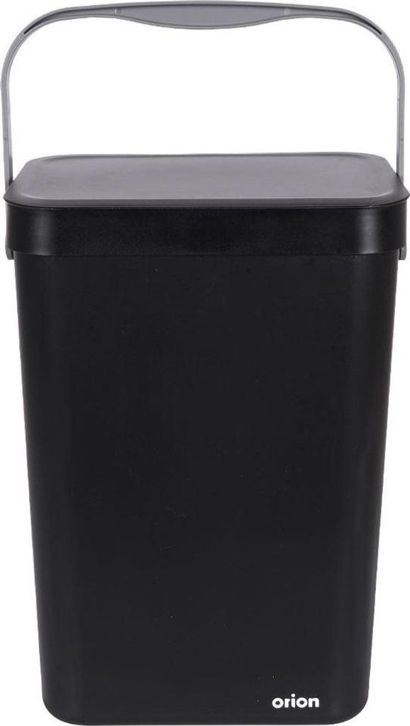 Orion | Hängender Mülleimer 10 l - Schwarz - Praktisch - Produktbild 