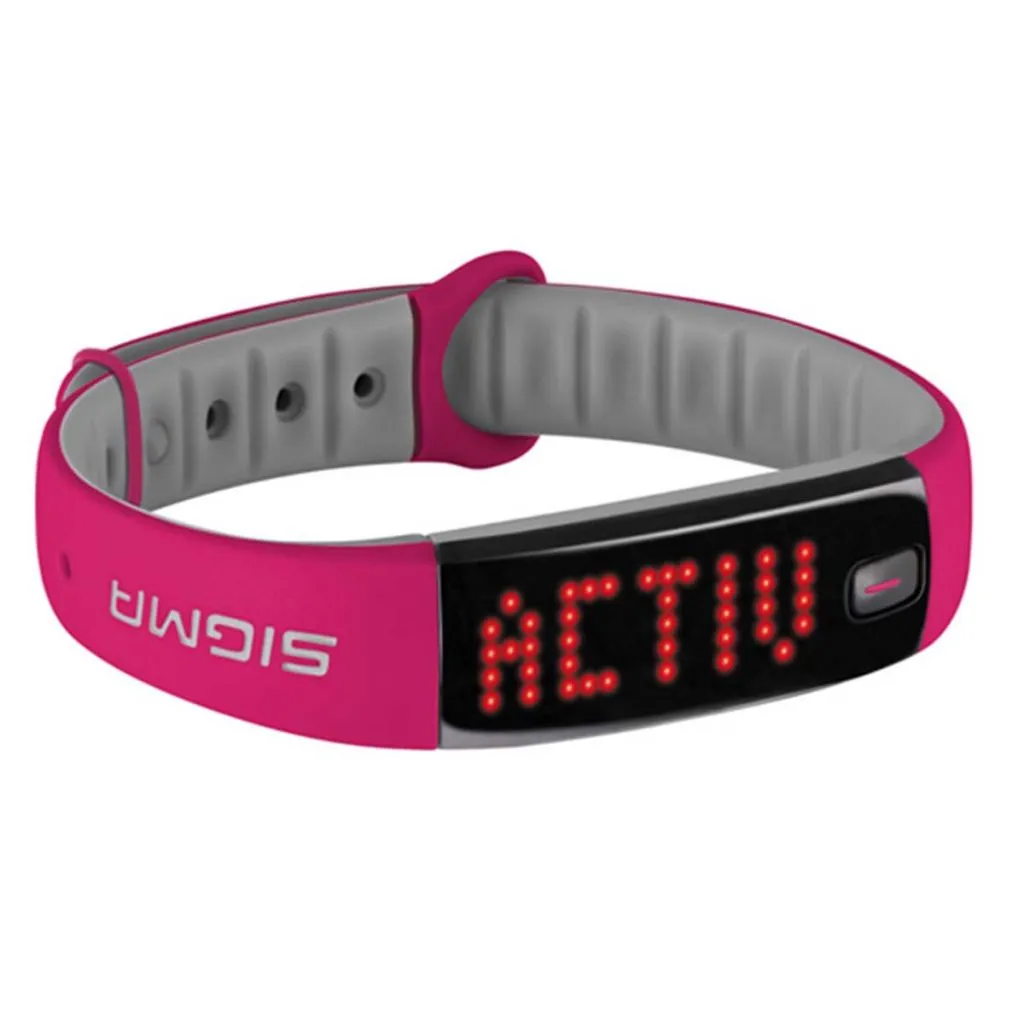 Bracelet d'activité Sigma Activo Rose Framboise Bluetooth Smart 22912 - 4