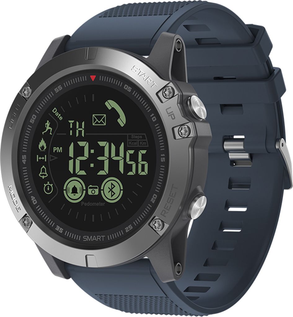 Montre à puce Zeblaze VIBE3 robuste - Bleu