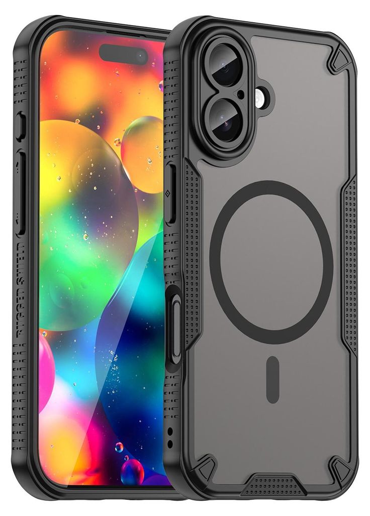 Defender Hülle für Apple iPhone 17 Schutzhülle Matt Schwarz Produktbild 