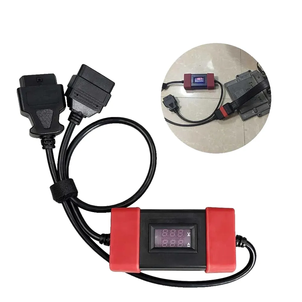 Convertisseur 24V 12V Robuste pour Diesel - Câble Adaptateur 10A Rouge