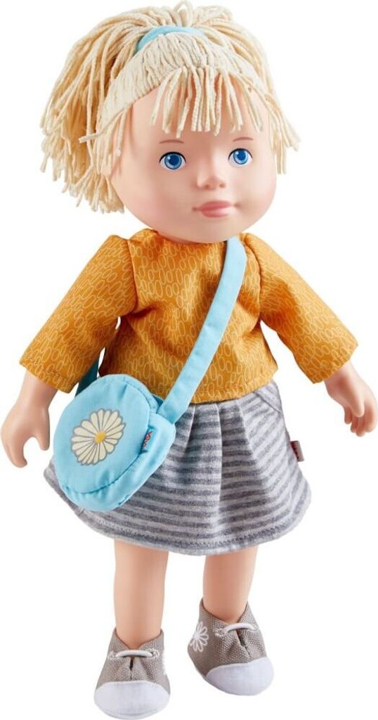 Haba Puppe Svenja 32 cm - Spielpuppe mit Zubehör und Produktbild 