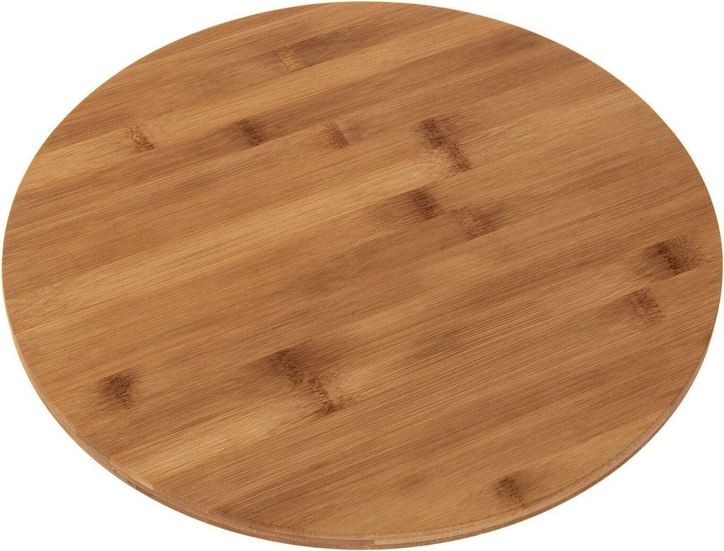 SIDCO Drehteller Bambus Drehplatte Servierplatte drehbar XL Produktbild 