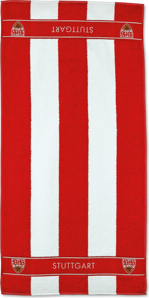 Osuška VfB Stuttgart Blockstreifen 70x140 cm z froté Obrázek produktu 