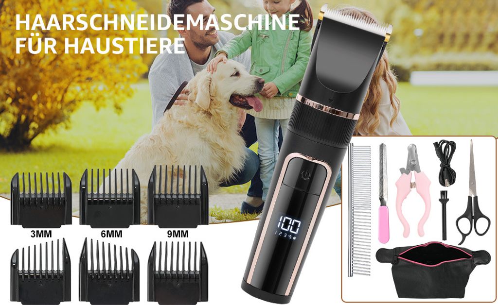 CMYbabee Leise Hundeschermaschine dichtes fell, Produktbild 13