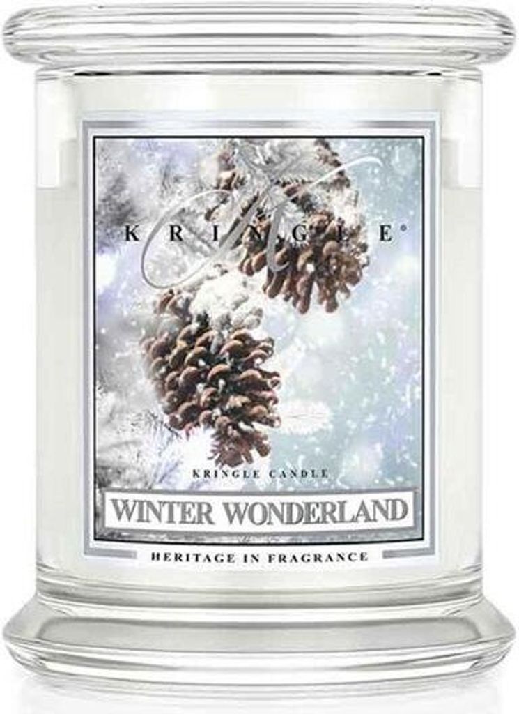 Kringle Candle Duftkerze Jar Medium Winter Wonderland