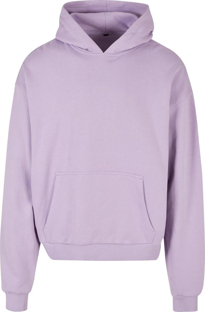 Build Your Brand BY162 | Ultra Heavy Baumwolle Box Herren Hoody - Kapuzenpullover - Farbe: Lilac - Größe: S