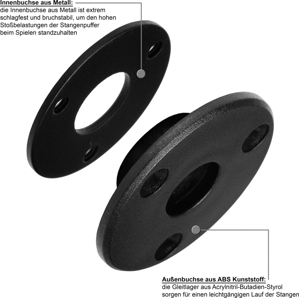 TUNIRO Profi Tischkicker Tischfussball Kicker Kickertisch Produktbild 7