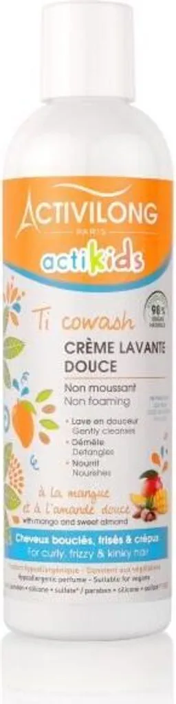 Crème Lavante Douce Enfant Actikids Ti Co Wash à la Mangue Bio 240 ml