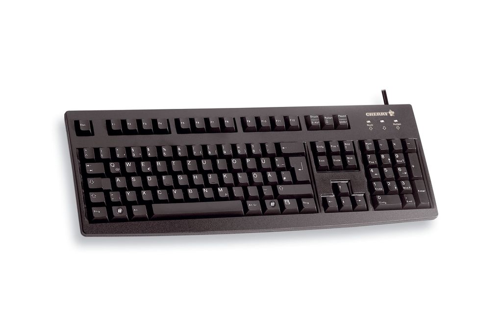 CHERRY TAS G83-6105 con cavo DE-Layout schwarz Immagine del prodotto 