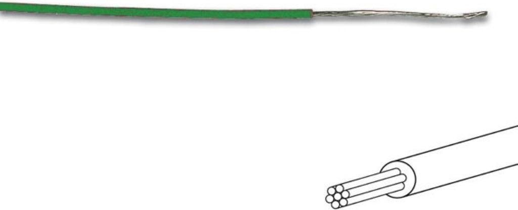 Velleman Montagedraht - Ø 1,4 mm - 0,2 Mm², - mehrdrähtig - Grün