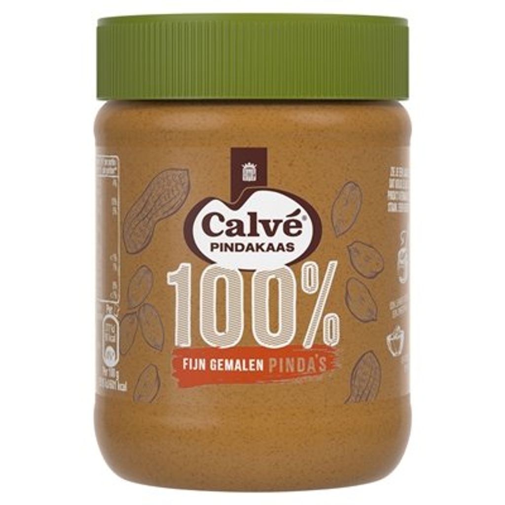 Calvé 100% Pindakaas Ernussbutter 350g Produktbild 