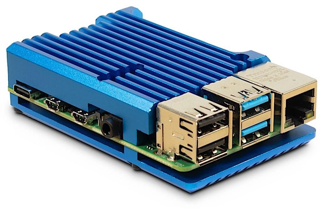 ODS-721 für Raspberry Pi 4B (blau, für Raspberry Pi 4 Modell B)