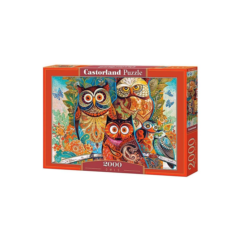 Puzzle 2000 pezzi Gufi 200535 Immagine del prodotto 
