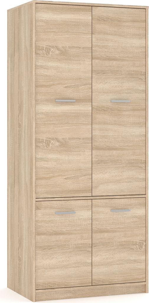 nabbi Viertürig Kleiderschrank Tavir W-4D - Dub-Sonoma