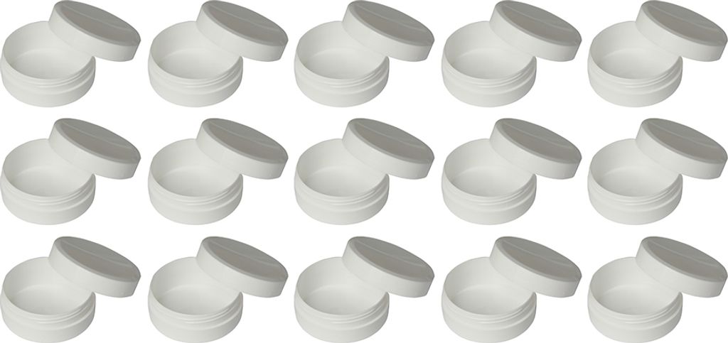 15 Salbendosen, Cremedosen für Pads 40ml - hergestellt in Produktbild 