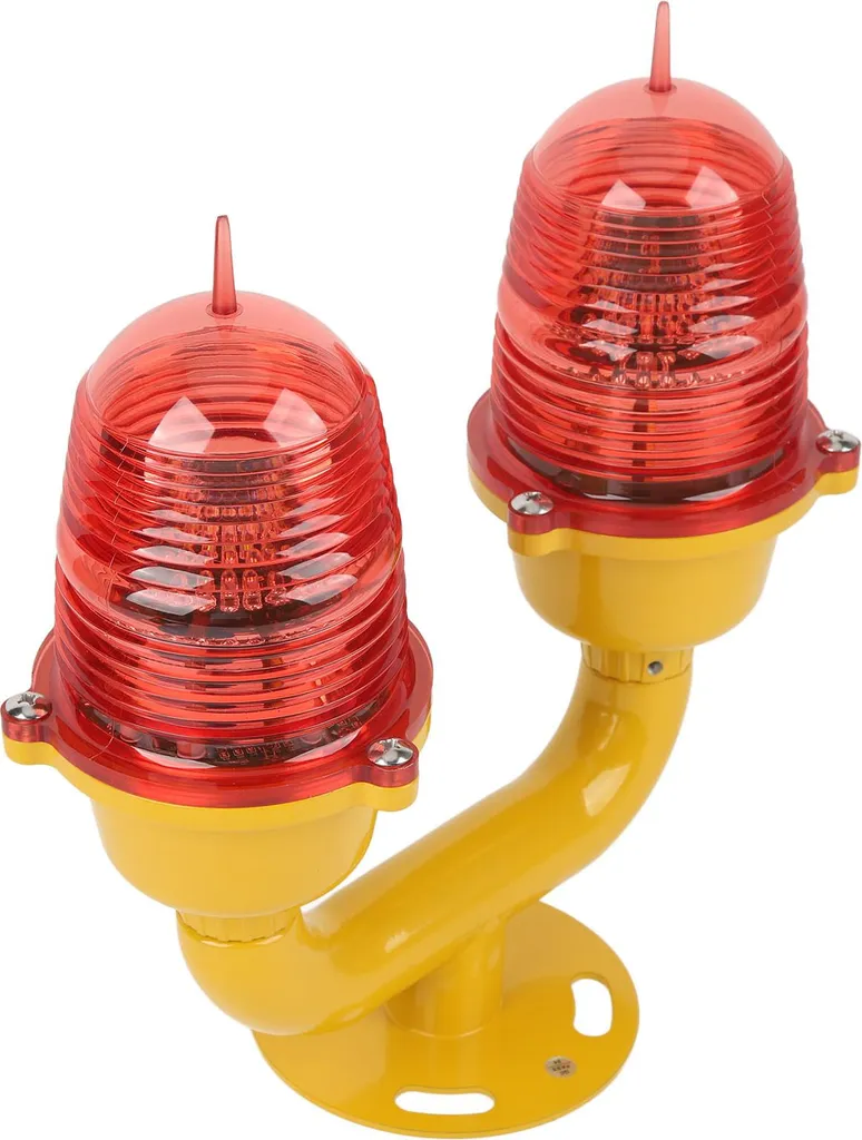 Feu marin stroboscope LED rouge AC110V à double tête synchronisée